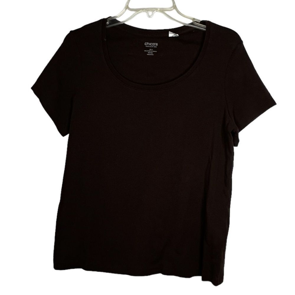 Chico's True Color T-Shirt Brown